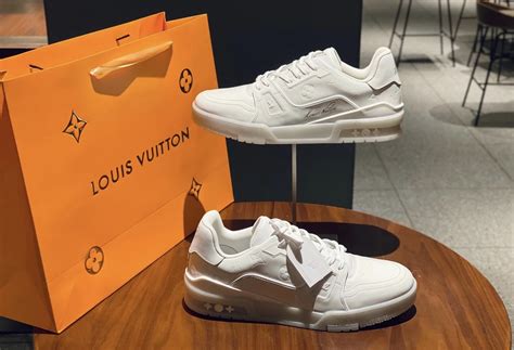 louis vuitton white shoes price|white lv shoes since 1854.